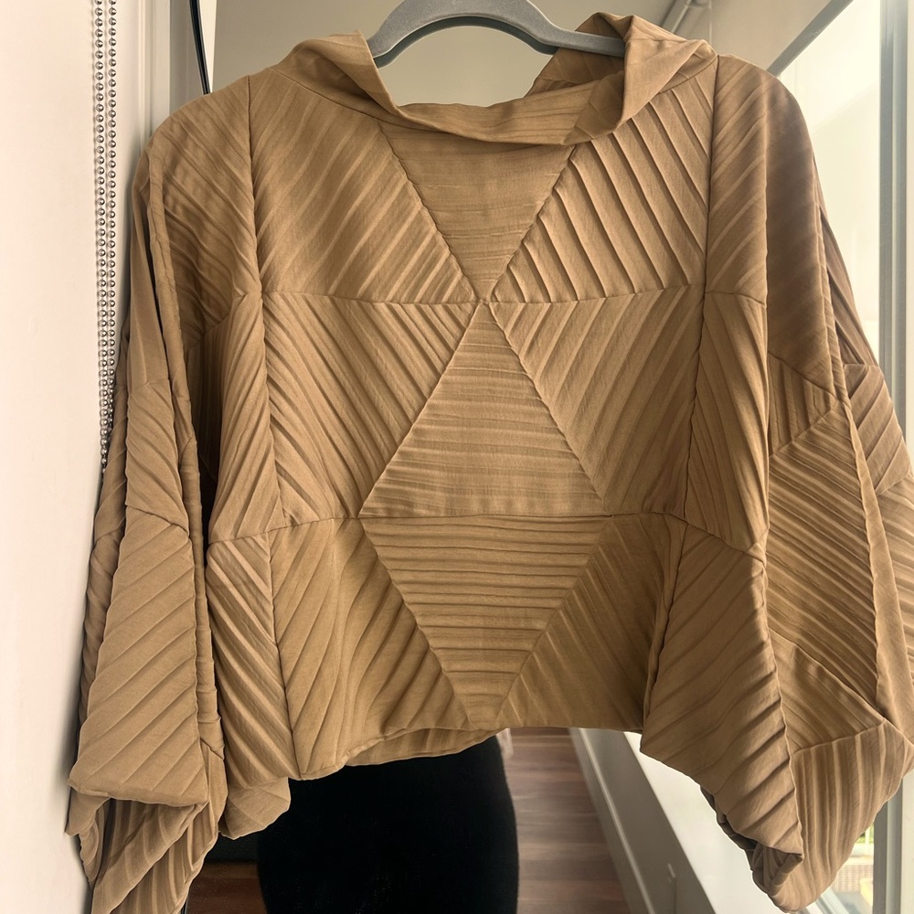 Creamy Gold Formal Private Designer Top.